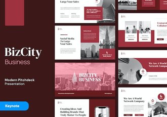 城市融资项目讲述方案Keynote模板 - 顶尖PPT