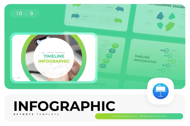 数据可视化对比展示keynote模板 - 顶尖PPT