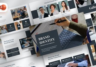 品牌标识设计规范建设方案PPT模板 - 顶尖PPT