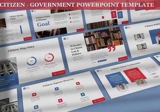 政府公务工作汇报方案PPT模板 - 顶尖PPT