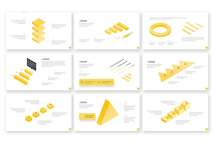 数据信息图表可视化展示Keynote模板 - 顶尖PPT