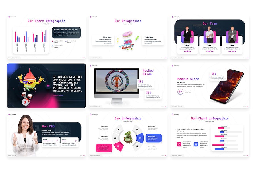 元宇宙技术创新应用Keynote模板 - 顶尖PPT