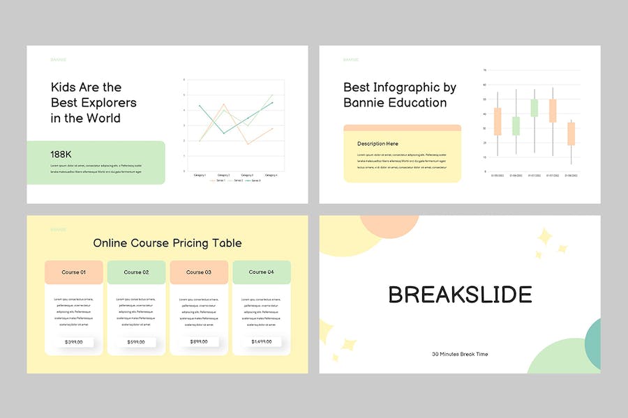 儿童早教培训课程学习PPT模板 - 顶尖PPT