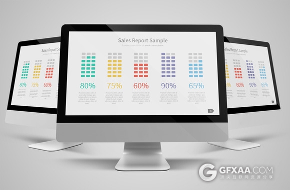 82页精美配色图形图表商务PPT模板 - 顶尖PPT
