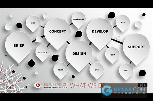 精美交互动画多用途PPT模板 - 顶尖PPT