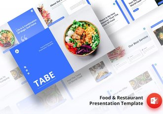 食物餐厅PPT模板 - 顶尖PPT