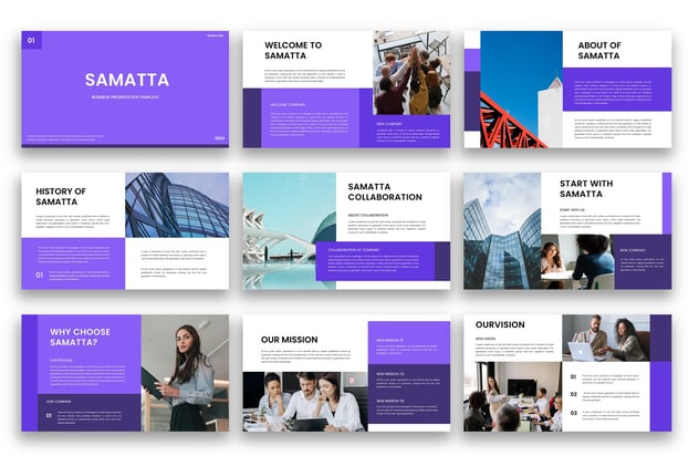 商业商务通用国外PowerPoint模板 - 顶尖PPT