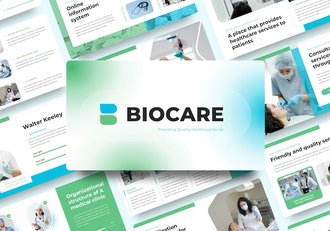 医疗诊所医学健康护理Keynote模板 - 顶尖PPT