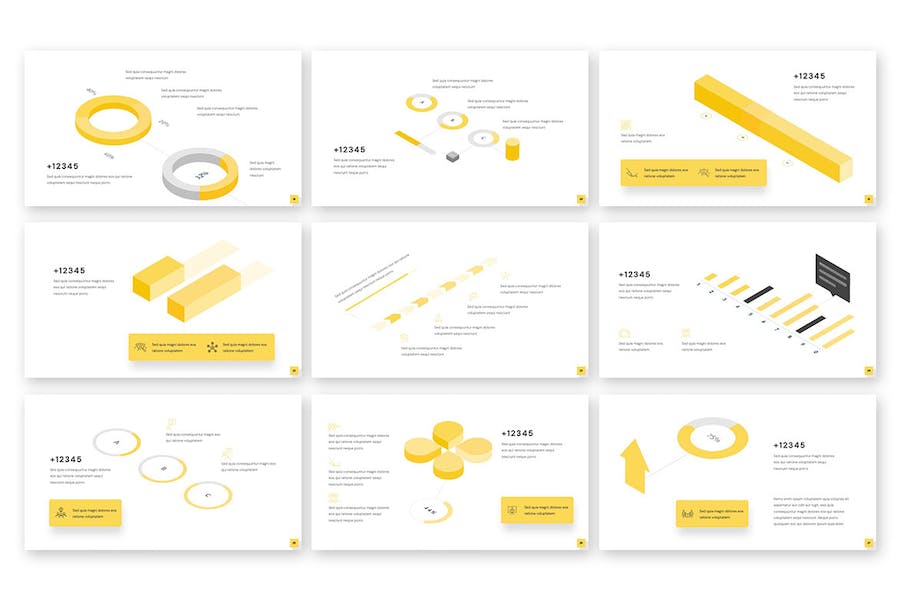 数据信息图表可视化展示Keynote模板 - 顶尖PPT