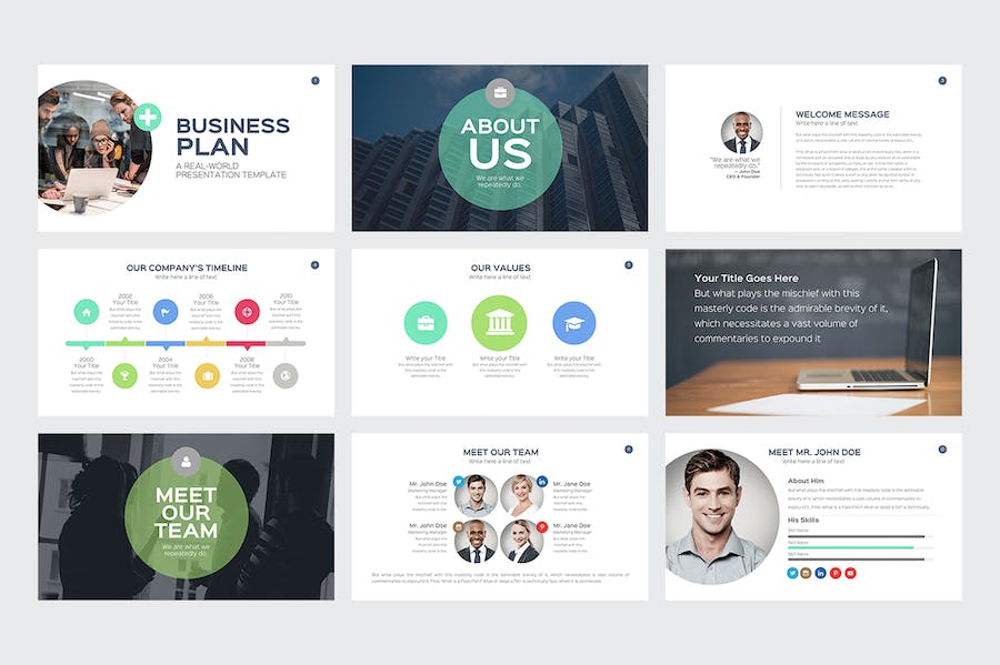 大气简约业务合作商业计划企业建议书多用途PPT模板 - 顶尖PPT