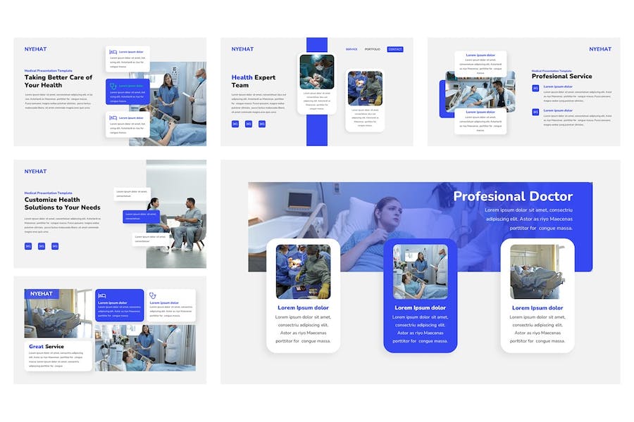 医疗保健健康诊疗服务PPT模板 - 顶尖PPT