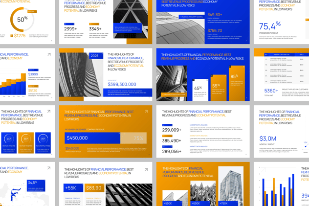 企业汇报财务表现PPT模板 - 顶尖PPT
