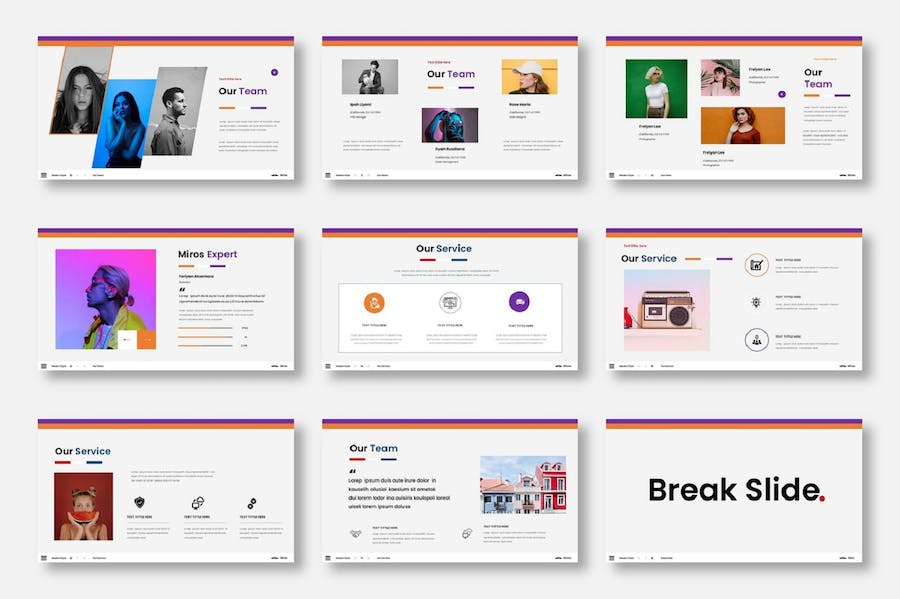 高端商务风格主题演讲展示Keynote模板 - 顶尖PPT