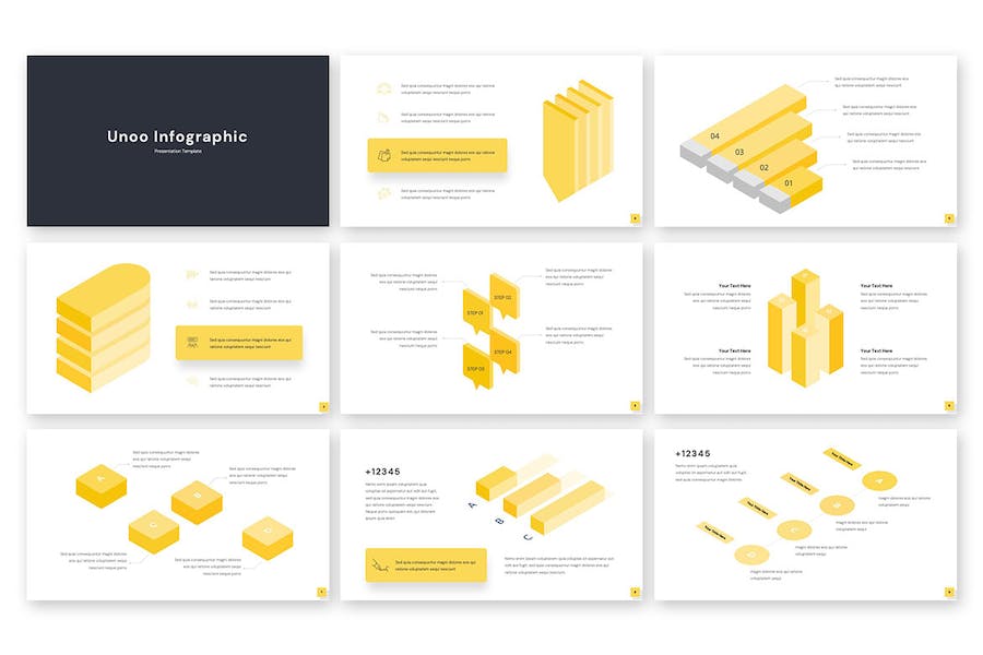 数据信息图表可视化展示Keynote模板 - 顶尖PPT