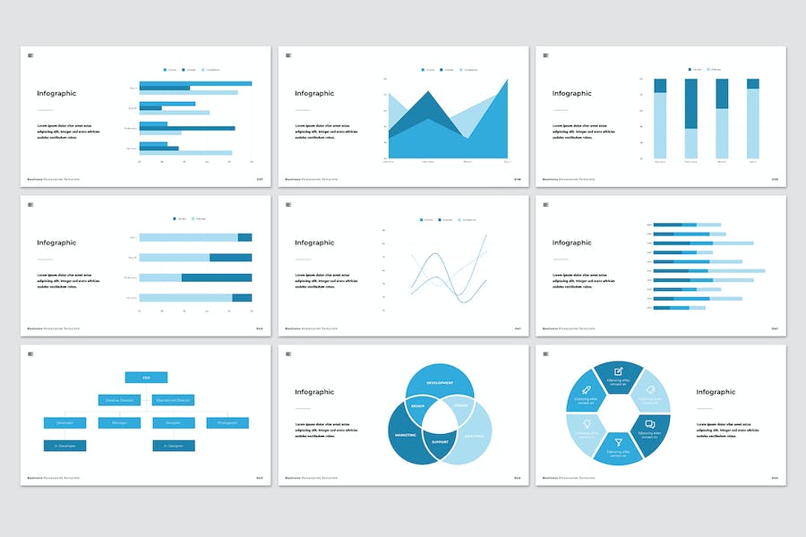 创意设计师作品集项目展示PPT模板 - 顶尖PPT