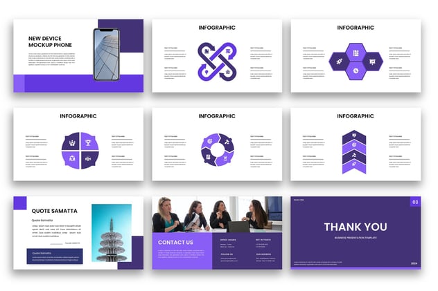 商业商务通用国外PowerPoint模板 - 顶尖PPT