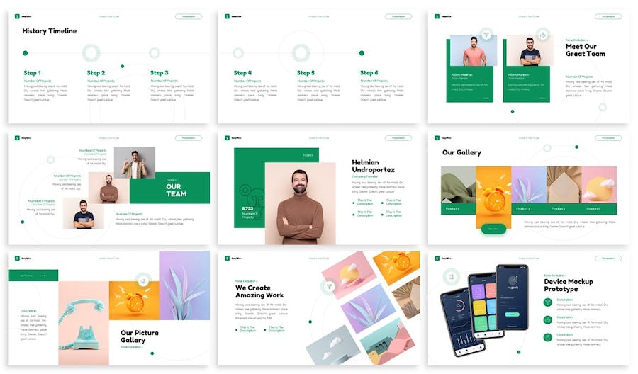 简约设计风格审美创新应用PPT模板 - 顶尖PPT