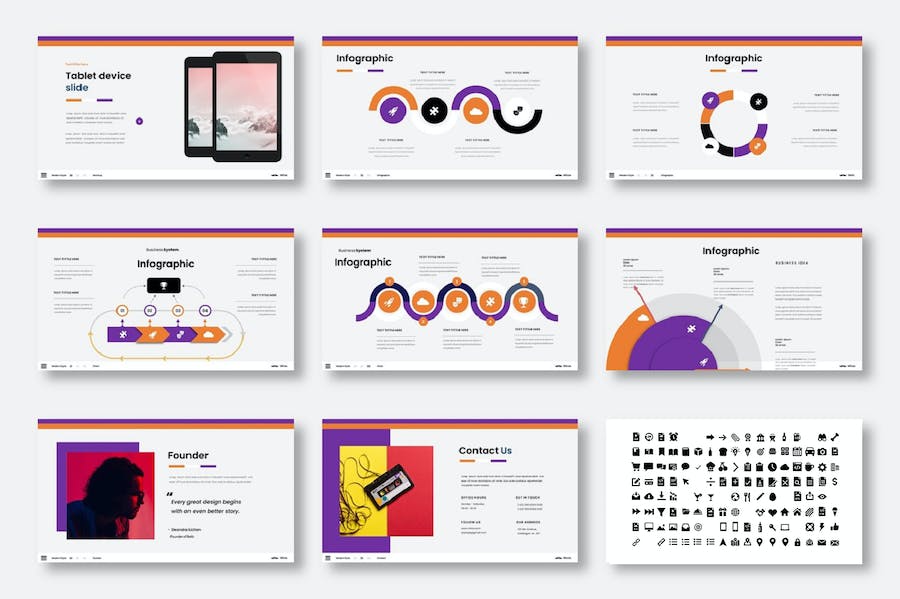 高端商务风格主题演讲展示Keynote模板 - 顶尖PPT