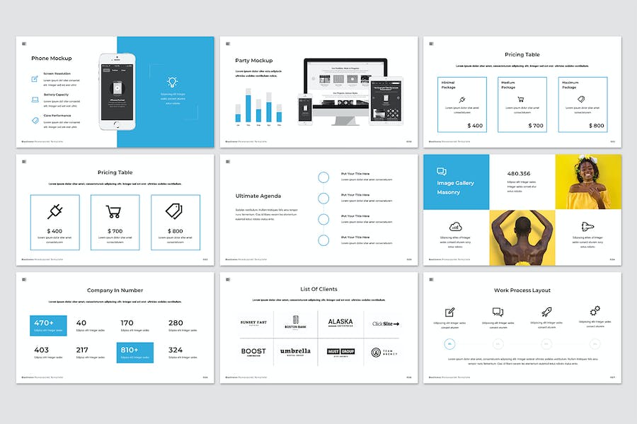 创意设计师作品集项目展示PPT模板 - 顶尖PPT