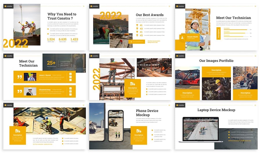 建筑工程施工keynote模板 - 顶尖PPT