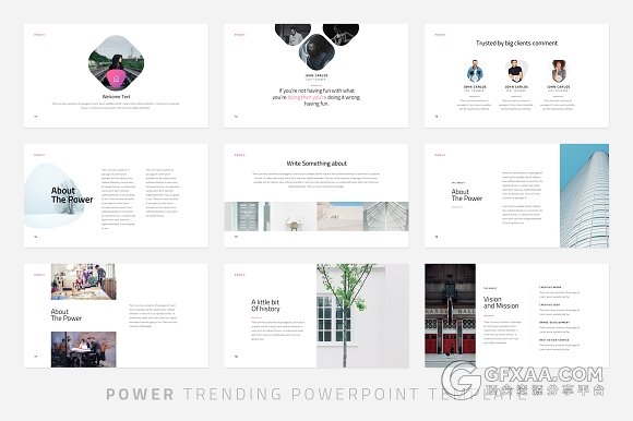 120页极简艺术唯美风格PPT模板 - 顶尖PPT