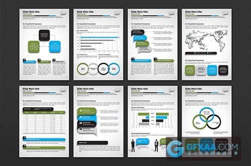 平板电脑移动设备A4规格PPT模板 - 顶尖PPT