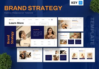 品牌战略时尚营销推广方案Keynote模板 - 顶尖PPT