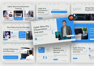 网络安全防护PPT模板 - 顶尖PPT