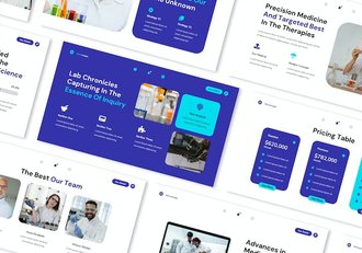 医疗中心诊疗服务介绍展示PPT模板 - 顶尖PPT