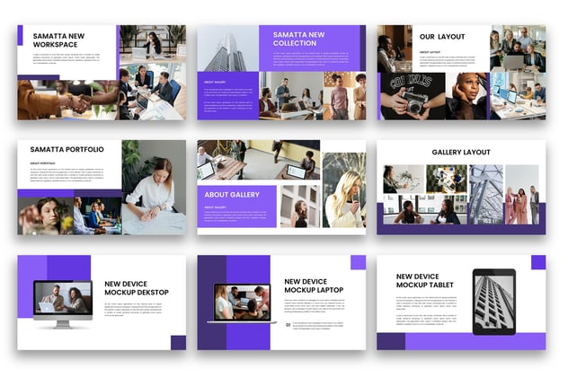 商业商务通用国外PowerPoint模板 - 顶尖PPT