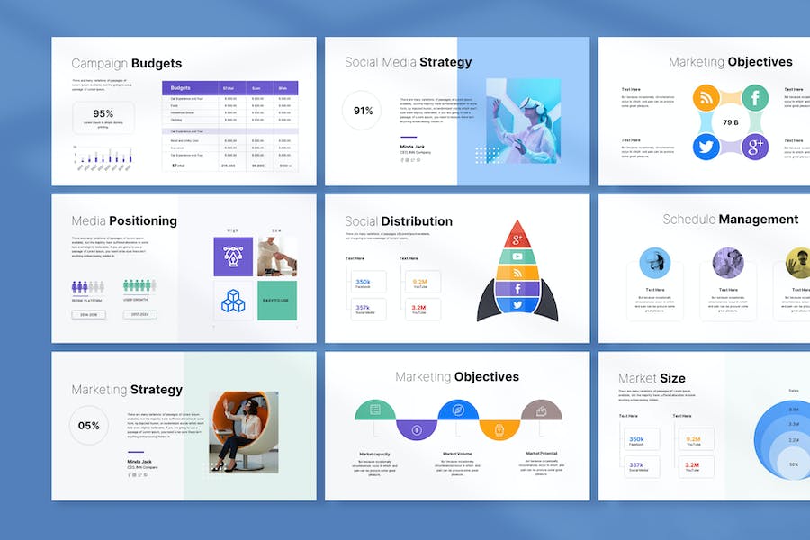 数字营销战略推广方案PPT模板 - 顶尖PPT