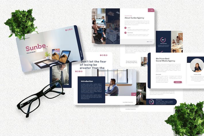 社交媒体营销推广运营方案Keynote模板 - 顶尖PPT