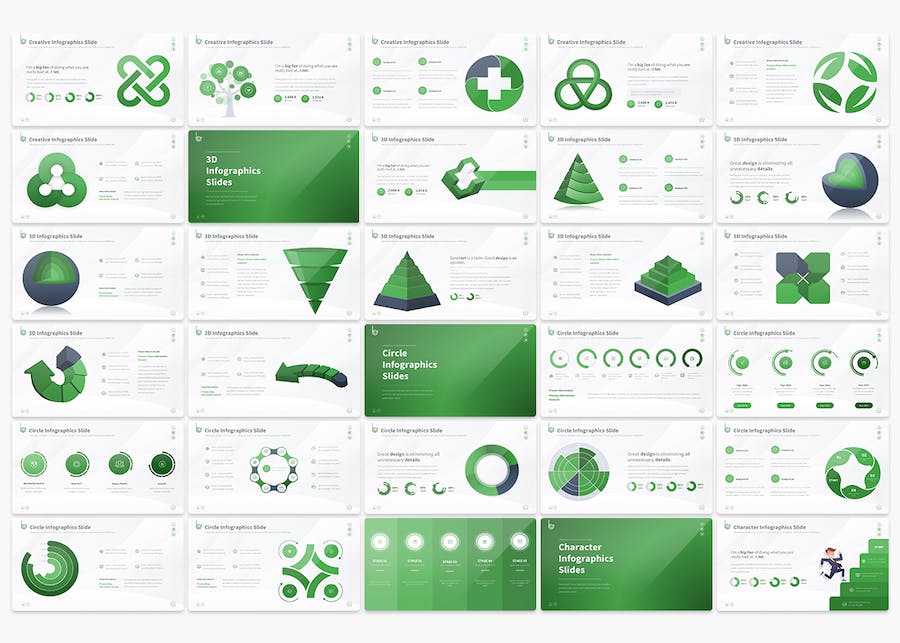 多用途商务数据图形PPT模板 - 顶尖PPT