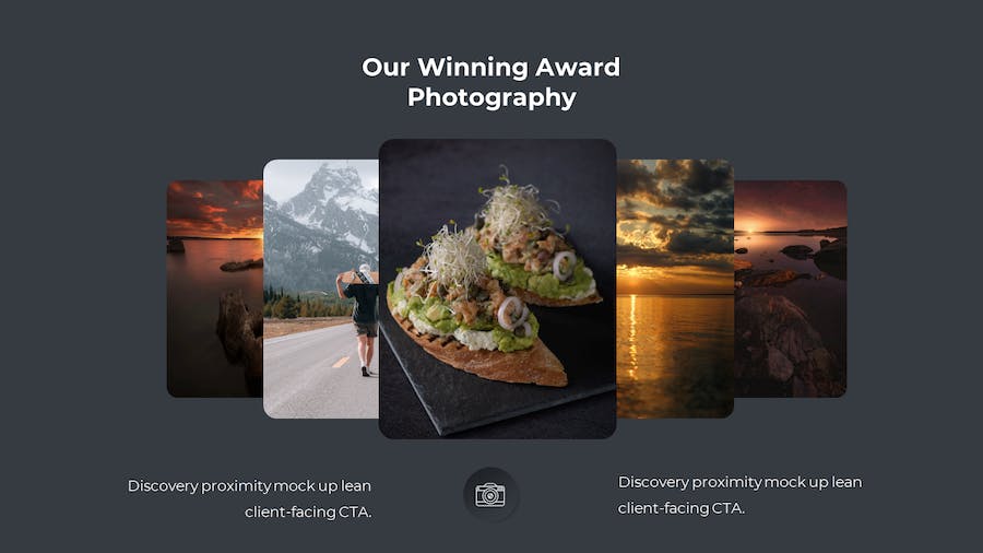 户外徒步旅行摄影景点旅游运动PPT模板 - 顶尖PPT