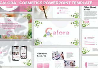 化妆品美妆产品推介宣传PPT模板 - 顶尖PPT