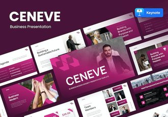 欧美风格商务通用Keynote模板 - 顶尖PPT