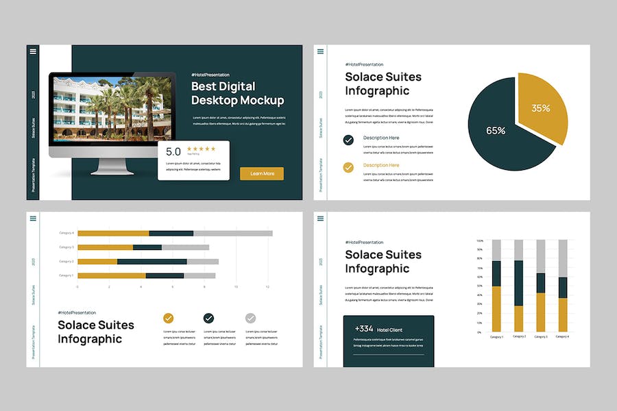 酒店旅游行业推介营销方案PPT模板 - 顶尖PPT