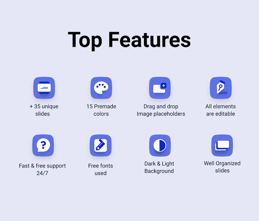 公司愿景市场分析产品/服务介绍PPT模板 - 顶尖PPT