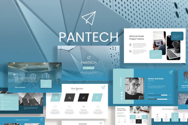 商务汇报方案展示数据沟通PPT模板 - 顶尖PPT