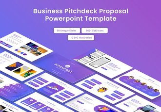 商业项目竞标提案PPT广告创意提案PPT模板 - 顶尖PPT