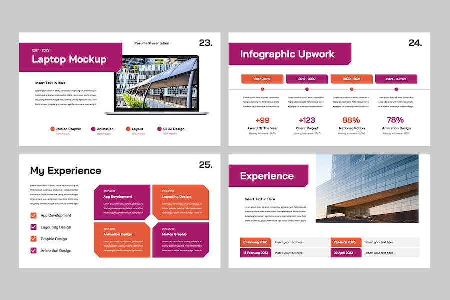 个人信息工作经历技能展示keynote模板 - 顶尖PPT
