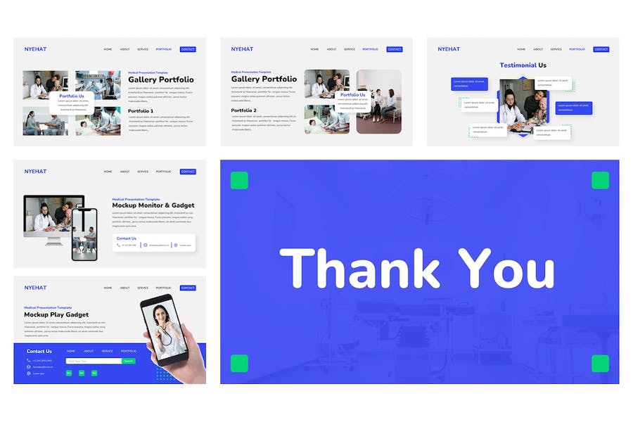 医疗保健健康诊疗服务PPT模板 - 顶尖PPT