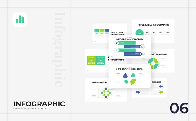 数据可视化对比展示keynote模板 - 顶尖PPT
