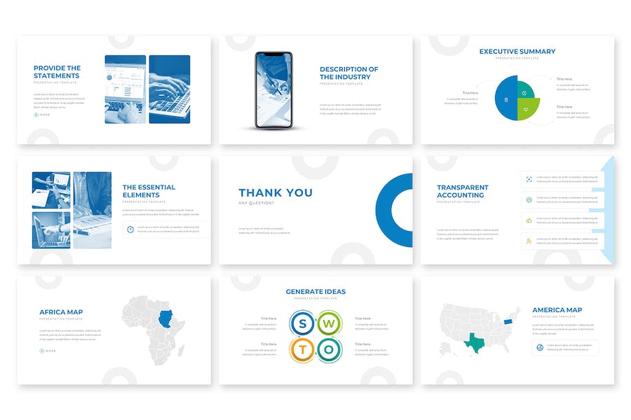 年度财务报告总结展示Keynote模板 - 顶尖PPT