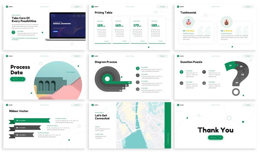 简约设计风格审美创新应用PPT模板 - 顶尖PPT