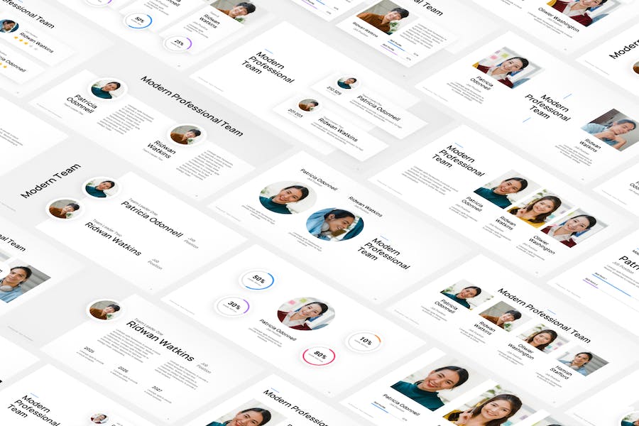 现代团队专业建设管理PPT模板 - 顶尖PPT