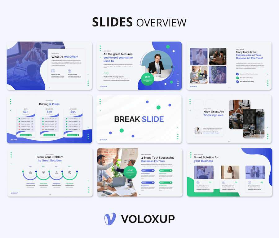 公司愿景市场分析产品/服务介绍PPT模板 - 顶尖PPT