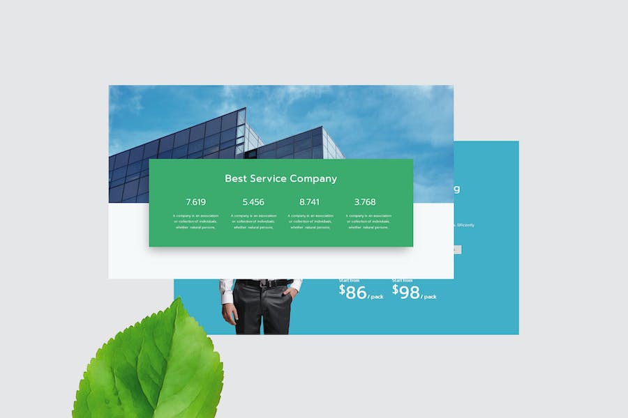 现代设计风格铬色Keynote主题模板 - 顶尖PPT