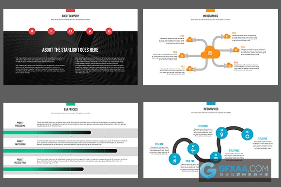 40页精美动画效果商务总结分析PPT模板 - 顶尖PPT