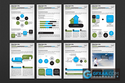 平板电脑移动设备A4规格PPT模板 - 顶尖PPT